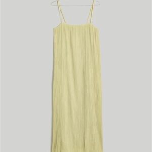 Madewell Elegant Pastel Green Pleated Dress size Small